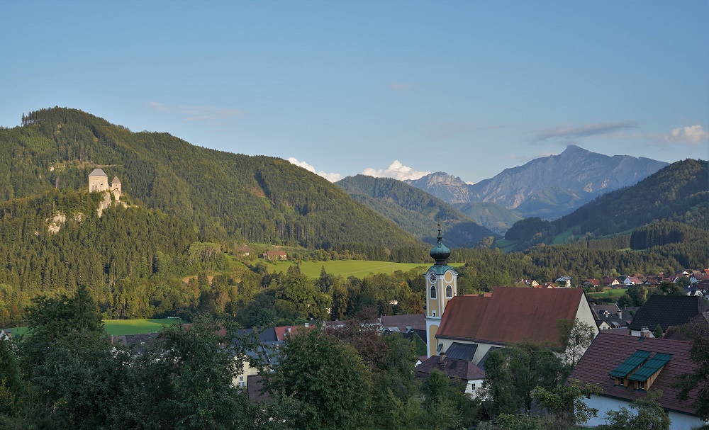 Bergkulisse des Gesäuses